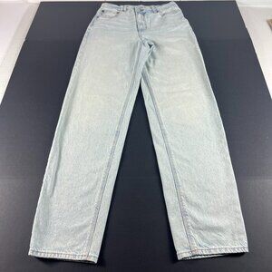 American Eagle Jeans Womens 28x31* Highest Rise Baggy Straight Blue Denim Tag 2R